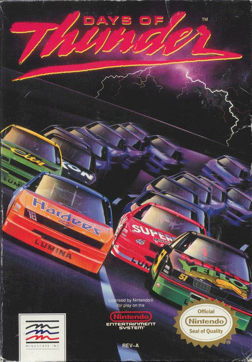 Days of Thunder (USA) box art